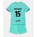 Barcelona Andreas Christensen #15 Replika Babykläder Tredje matchkläder barn 2023-24 Korta ärmar (+ Korta byxor)